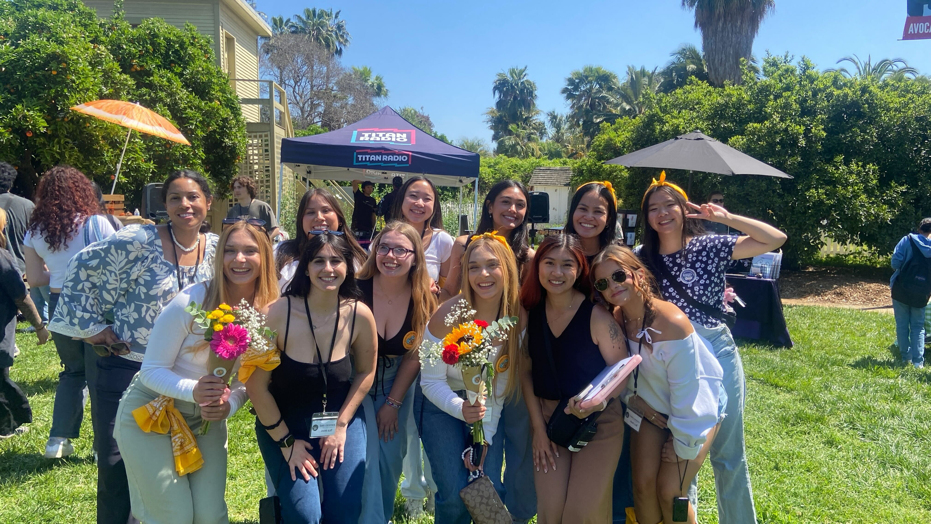 Garden Flea Market attendees